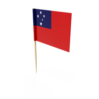Samoa Tooth Pick Flag PNG & PSD Images