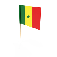 Senegal Tooth Pick Flag PNG & PSD Images
