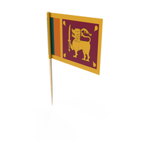 Sri Lanka Tooth Pick Flag PNG & PSD Images