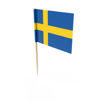 Sweden Tooth Pick Flag PNG & PSD Images