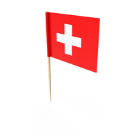 Switzerland Tooth Pick Flag PNG & PSD Images