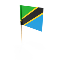 Tanzania Tooth Pick Flag PNG & PSD Images