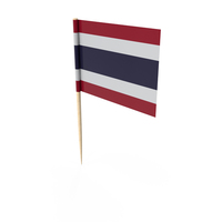 Thailand Tooth Pick Flag PNG & PSD Images