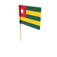 Togo Tooth Pick Flag PNG & PSD Images