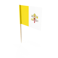 Vatican City Tooth Pick Flag PNG & PSD Images