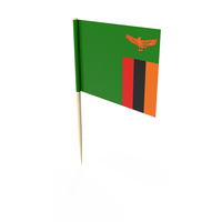 Zambia Tooth Pick Flag PNG & PSD Images