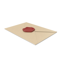 Envelope with Waxing Seal PNG & PSD Images