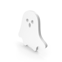 White Ghost Icon PNG & PSD Images