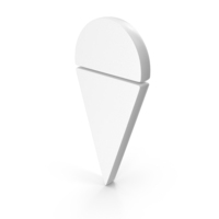 White Ice Cream Cone Icon PNG & PSD Images