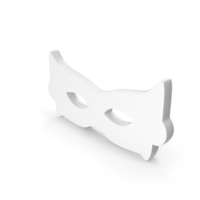White Eye Mask Icon PNG & PSD Images