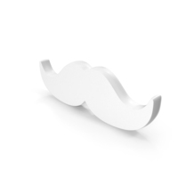 White Mustache Icon PNG & PSD Images