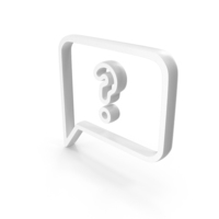 Question Mark Speech Bubble Icon PNG & PSD Images