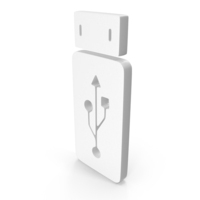Usb Data Transfer Icon White PNG & PSD Images