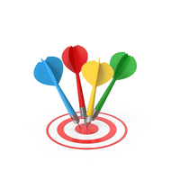 Darts On Target PNG & PSD Images