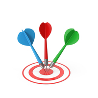 Darts On Target PNG & PSD Images