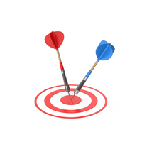 Darts On Target PNG & PSD Images
