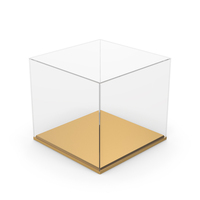 Gold Display Case Box PNG & PSD Images