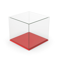 Red Display Case PNG & PSD Images