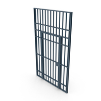 Jail Door Blue PNG & PSD Images