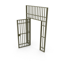 Jail Door Open Green PNG & PSD Images
