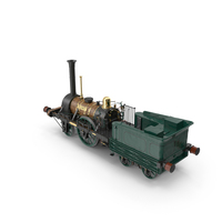 Old Locomotive Planet By Robert Stephenson 1830 PNG & PSD Images