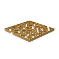 Gold Maze PNG & PSD Images