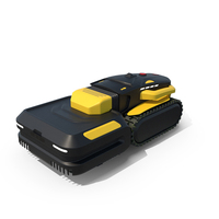 Intelligent Mowing Robot PNG & PSD Images