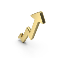 Upward Trend Arrow Symbol PNG & PSD Images