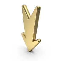 Down Cursor Symbol PNG & PSD Images