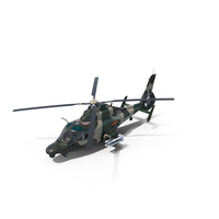 Military Harbin Z-9WZ With Missile PNG & PSD Images