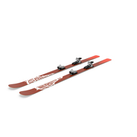 Snow Ski System With Ski Bindings PNG & PSD Images