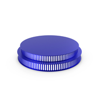 Blue Two Tiered Cylindrical Display Podium With Side Lighted Panels PNG & PSD Images