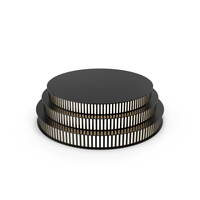 Black Cylindrical Display Podium PNG & PSD Images