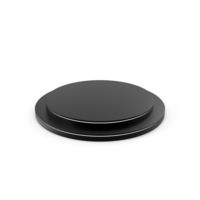 Black  Round Step Product Display Podium With Strip Lighting On Side Surfaces PNG & PSD Images