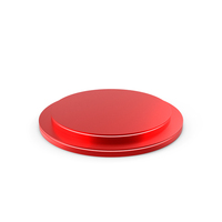 Red Round Step Product Display Podium With Strip Lighting On Side Surfaces PNG & PSD Images