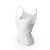 Sleeveless Worn Female Blank White PNG & PSD Images