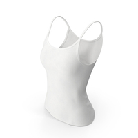 White Sleeveless Female Vest PNG & PSD Images