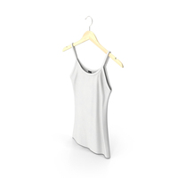 White Hanging Sleeveless Female Camisole PNG & PSD Images
