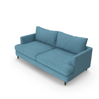 Blue Fabric Soft Sofa PNG & PSD Images