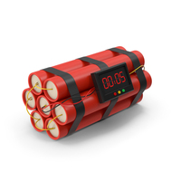 Dynamite With Timer PNG & PSD Images
