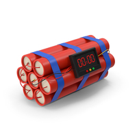 Dynamite With Timer PNG & PSD Images