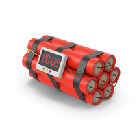 Dynamite With Timer PNG & PSD Images