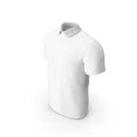 Polo Shirts Worn Male Buttoned Blank White PNG & PSD Images