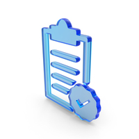 Accepted Document Approved Checkmark Icon Glass PNG & PSD Images