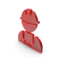 Glass Construction Worker Icon PNG & PSD Images