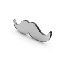 Glass Mustache Icon PNG & PSD Images