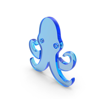 Glass Octopus Icon PNG & PSD Images