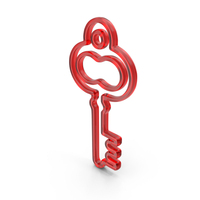Glass Door Key Outline Icon PNG & PSD Images