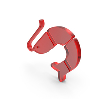 Glass Crustacean Prawn Icon PNG & PSD Images