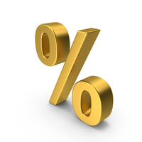 Gold  Percent PNG & PSD Images